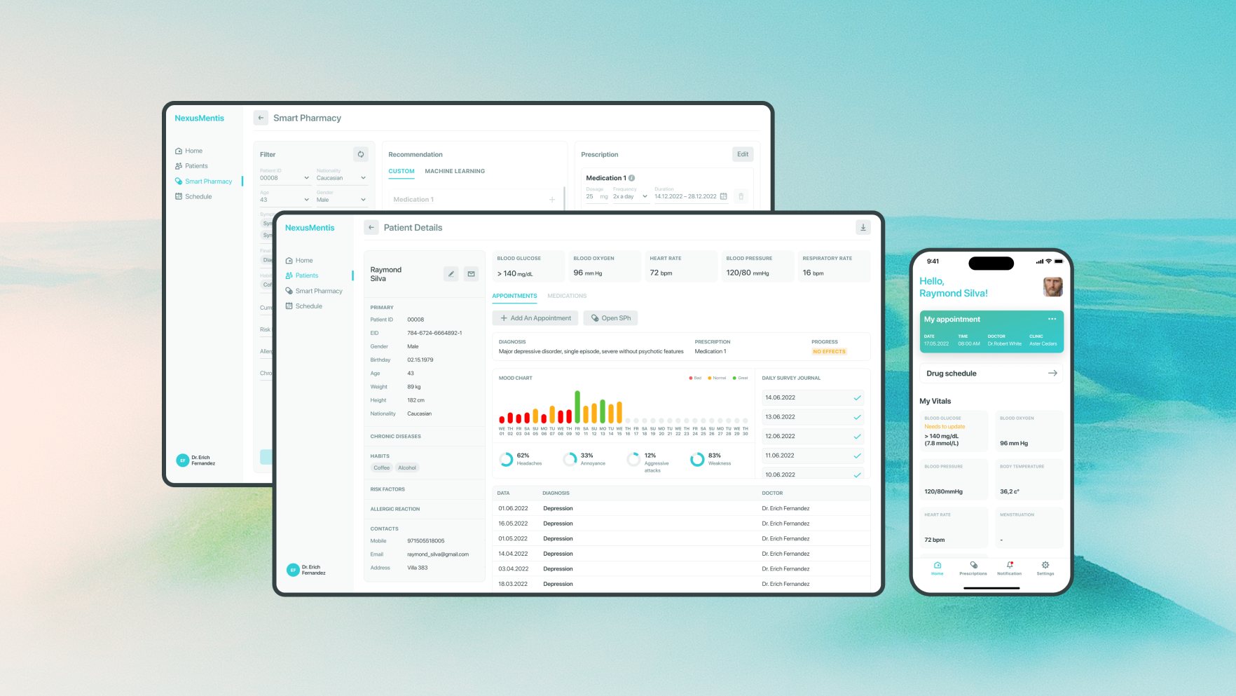 NexusMentis: AI-based Decision Support System For Psychiatrists & Their Patients