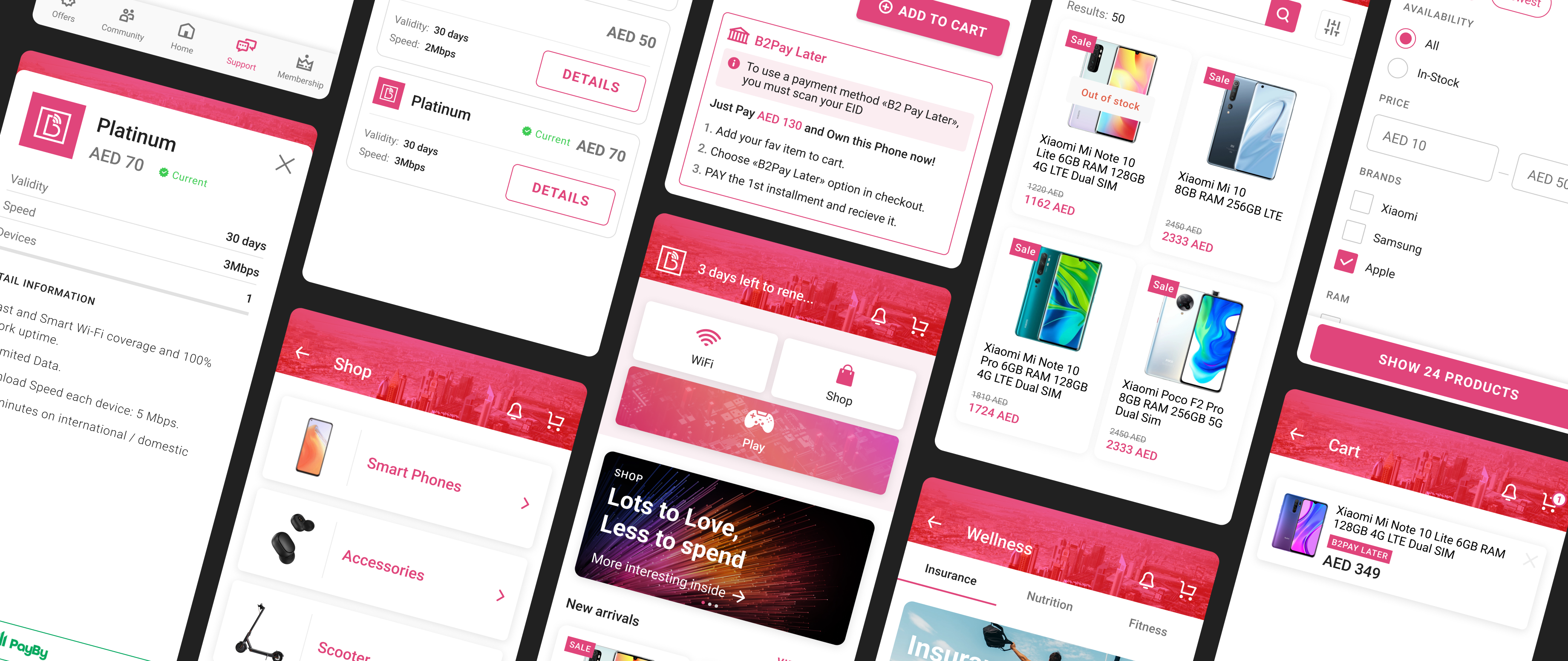 B2Connect:
A Mobile Application For
a Wi-Fi Provider in UAE